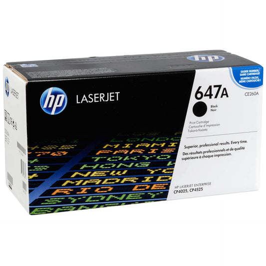 HP Toner CE 260 A black No. 647 A