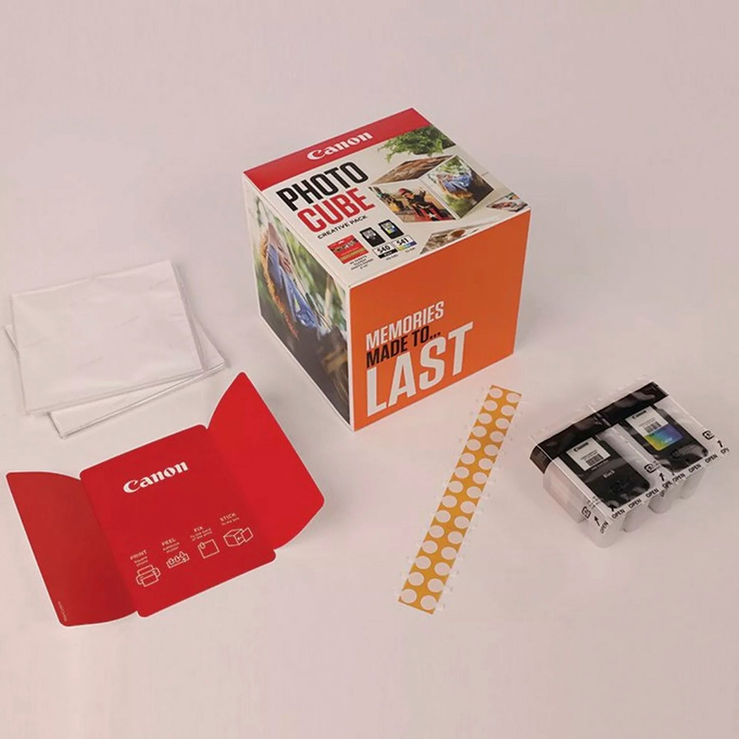 Canon PG-540 / CL-541 Photo Cube Creative Pack White Orange