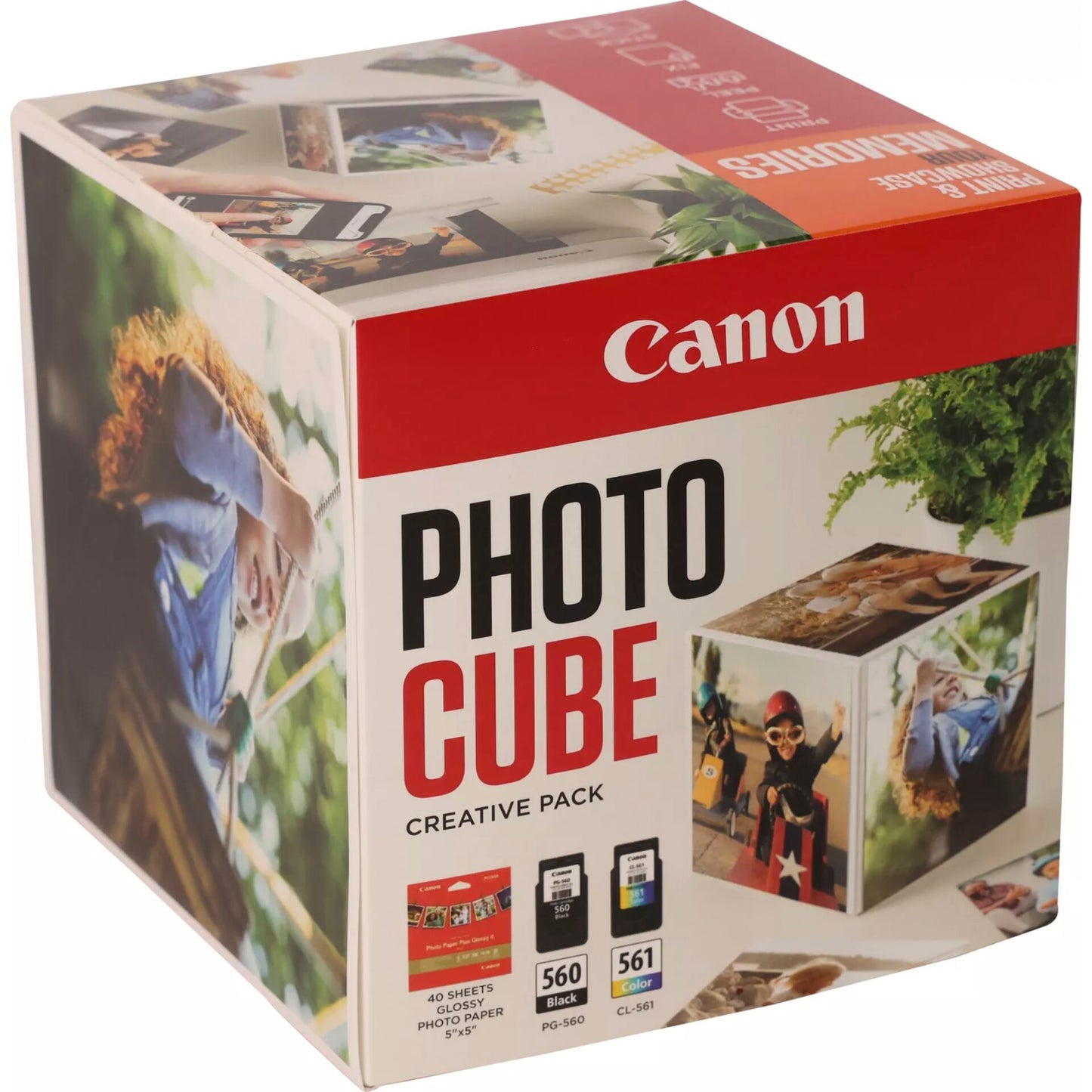 Canon PG-560 / CL-561 Photo Cube Creative Pack White Orange