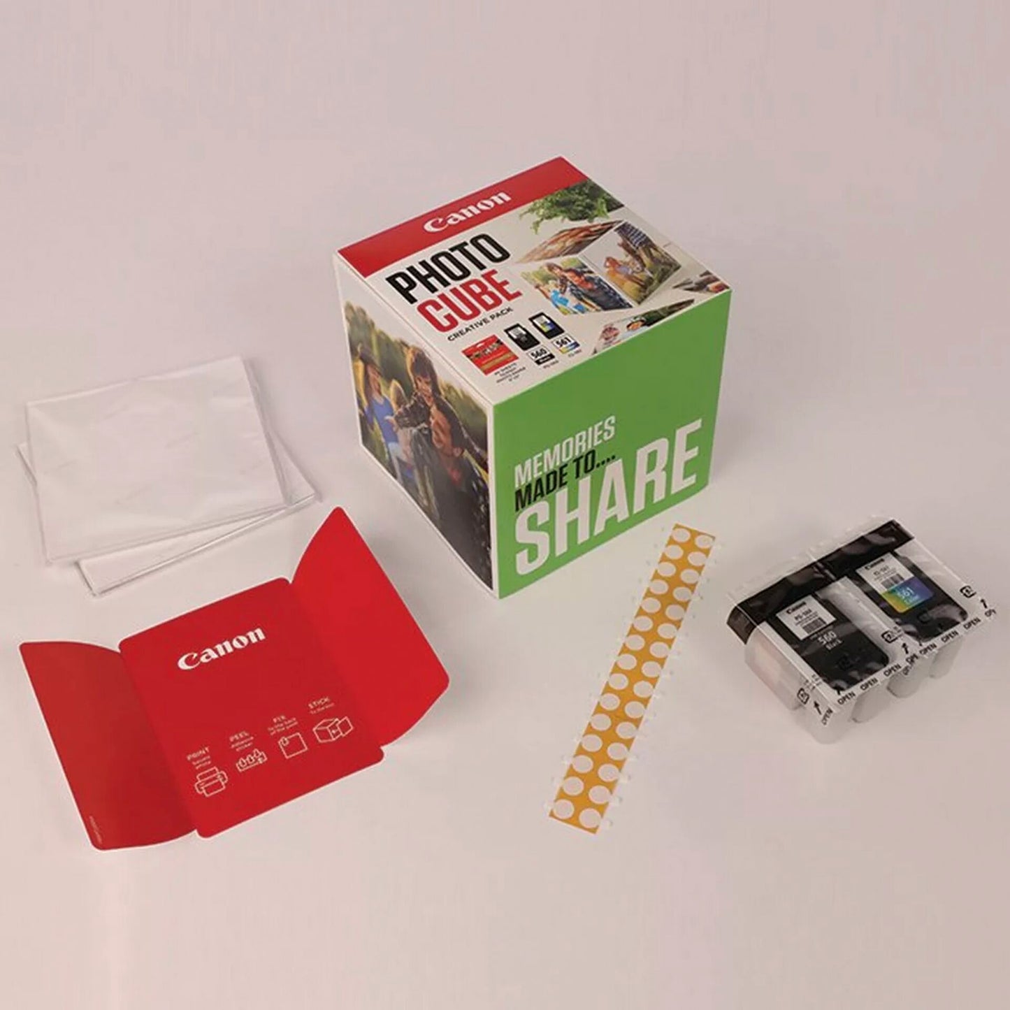 Canon PG-560 / CL-561 Photo Cube Creative Pack White Green