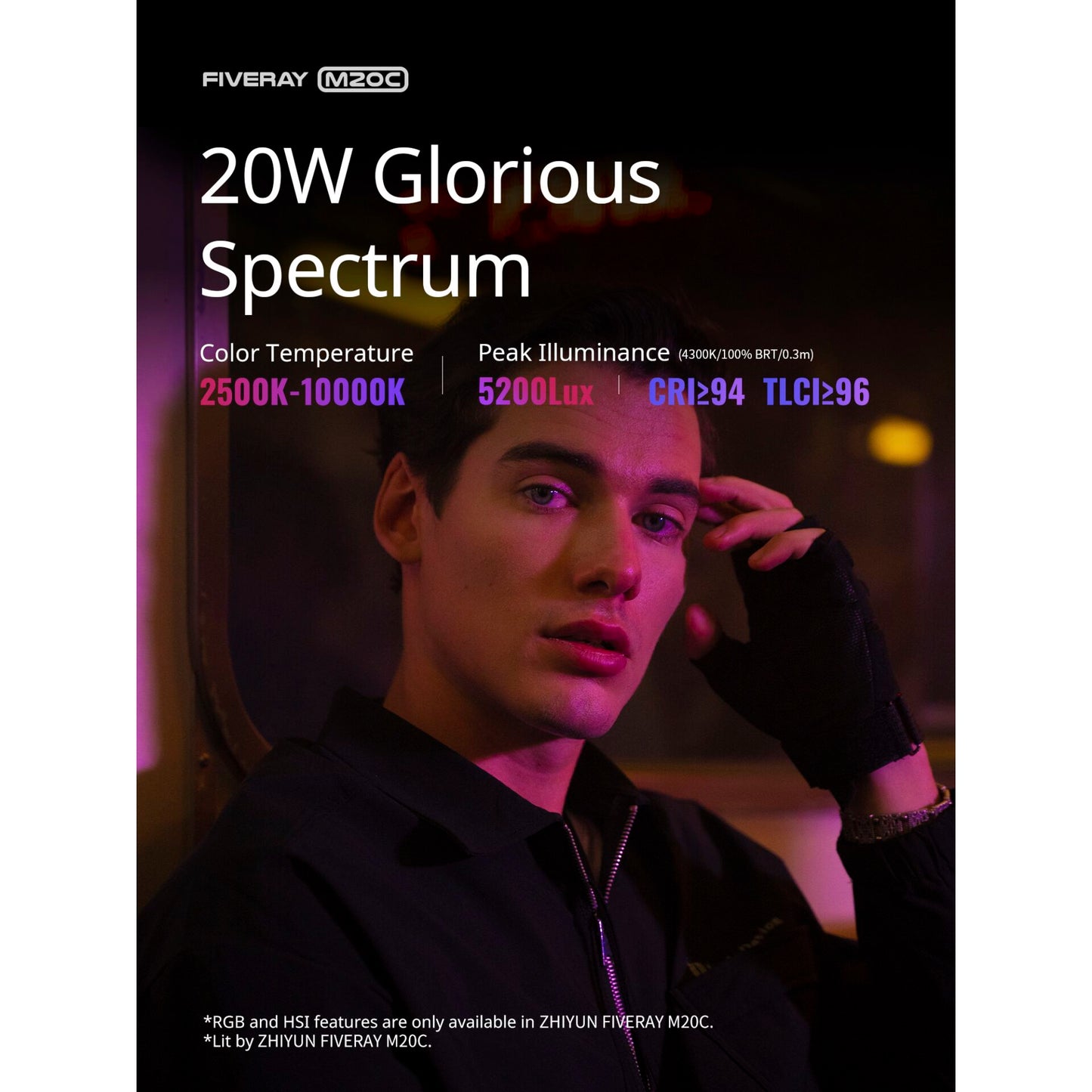 Zhiyun FIVERAY M20C RGB