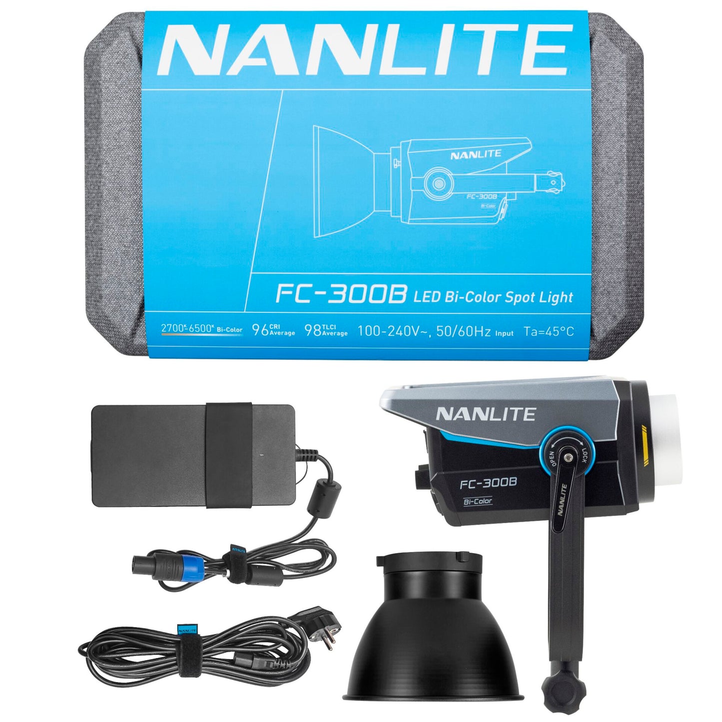 Nanlite FC-300B LED Bi-Color Spot