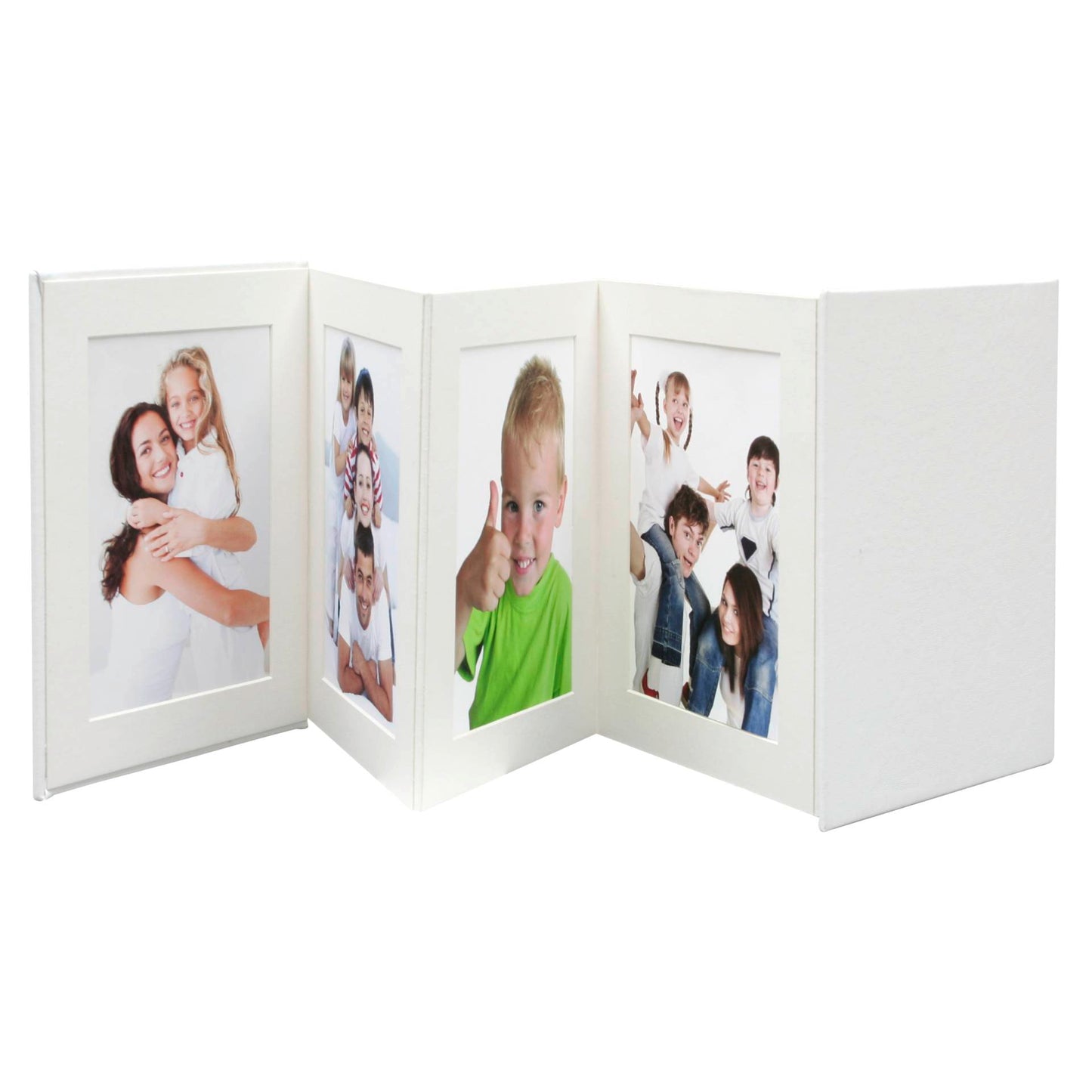 Deknudt Leporello white 8x13x18 8 photos              A66DC1 8PH