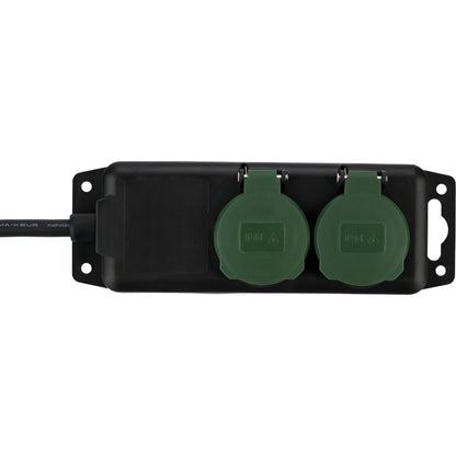 REV Multiple Socket Outlet IP44 2-fold 1,4m