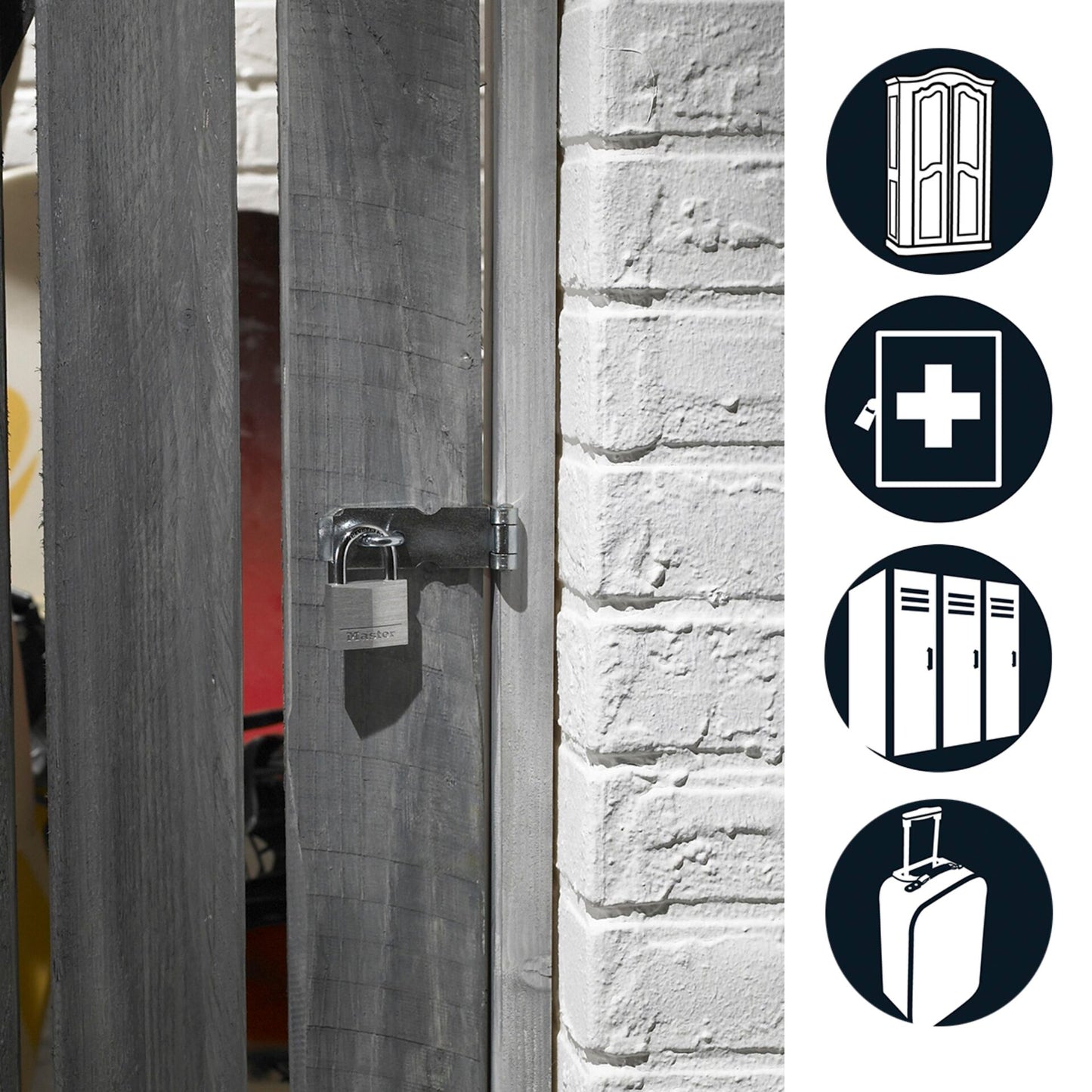 Master Lock Padlock 4 pcs. Set (40mm) 9140EURQNOP