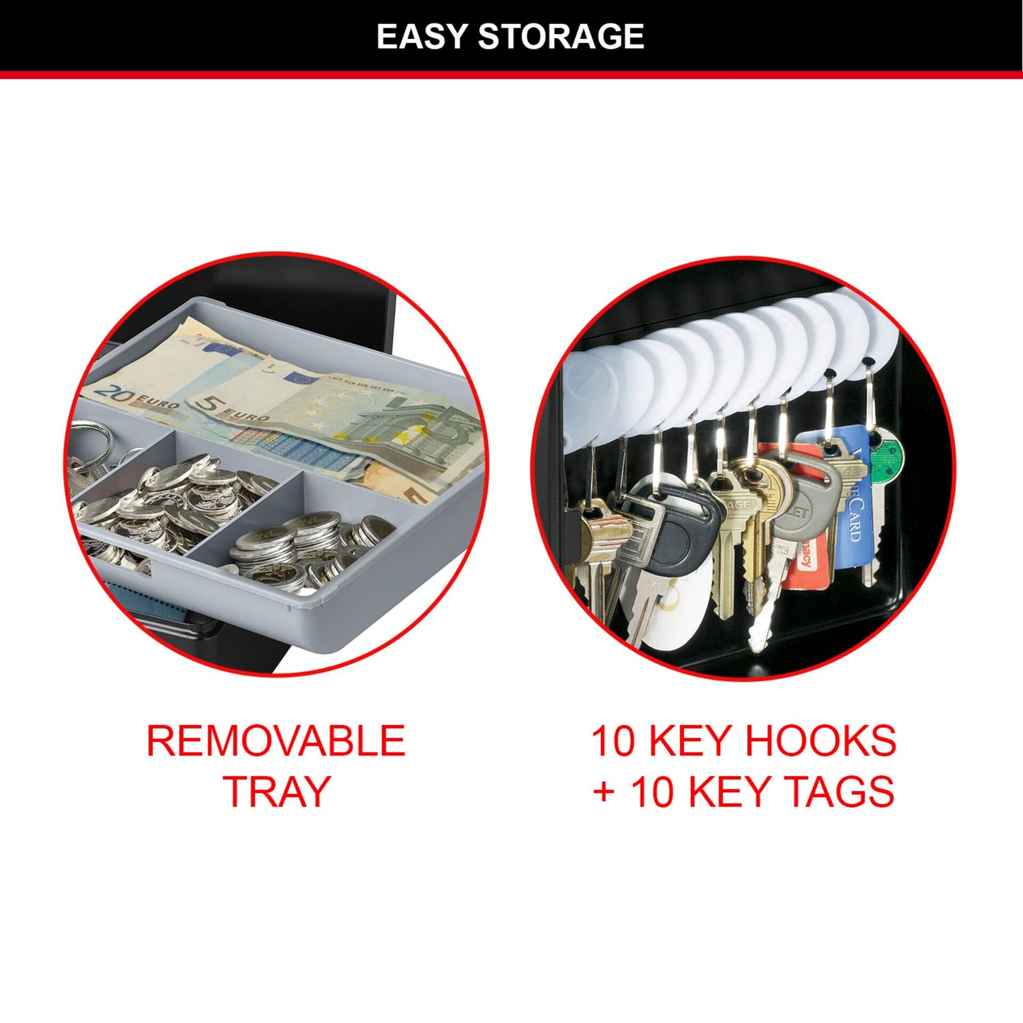 Master Lock Key Lock Box for 10 Keys KDS1EURHRO