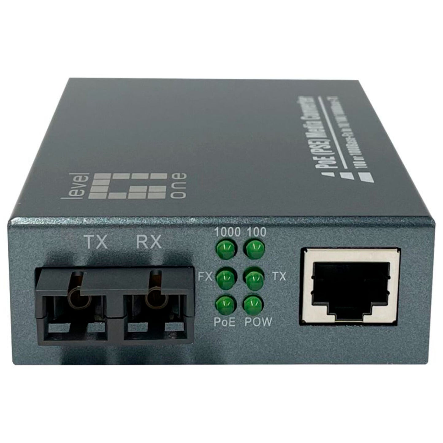 Level One GVT-2014 Gb RJ45 to SC Mediaconverter