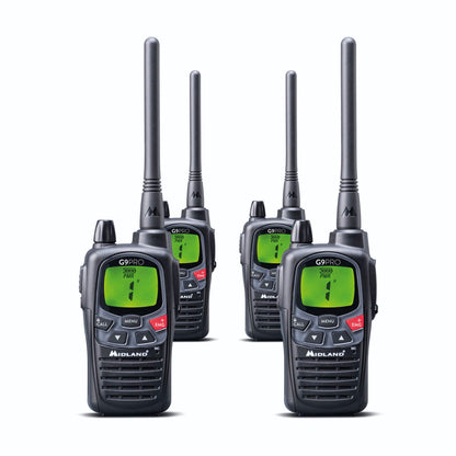 Midland G9 Pro 4 pcs. Case Set PMR446