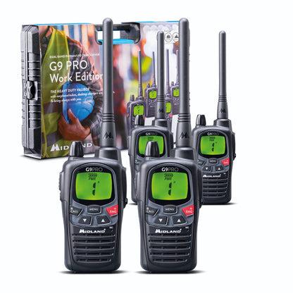 Midland G9 Pro 4 pcs. Case Set PMR446
