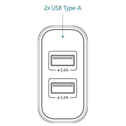 FANTEC SC-A224 24 Watt 4.8A QC-2