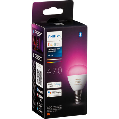 Philips Hue LED Luster E14 BT 5,1W 470lm White Color Ambiance