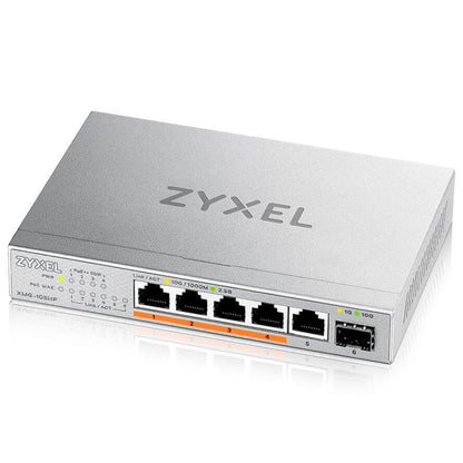 Zyxel XMG-105 5 Port 10/2.5G PoE++ Switch