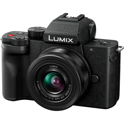 Panasonic Lumix DC-G100D black + H-FS 12-32 + DMW-SHGR2