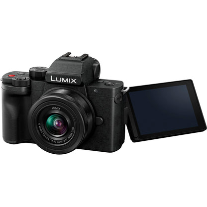 Panasonic Lumix DC-G100D black + H-FS 12-32 + DMW-SHGR2
