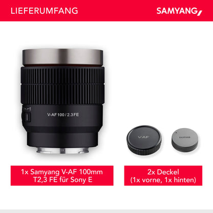 Samyang V-AF T 2,3/100 FE Sony E