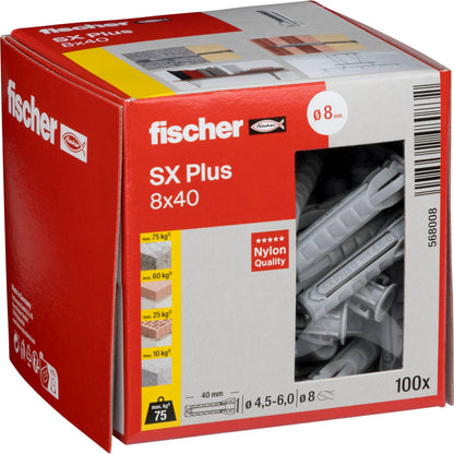 Fischer plug SX Plus 8x40 100 pcs
