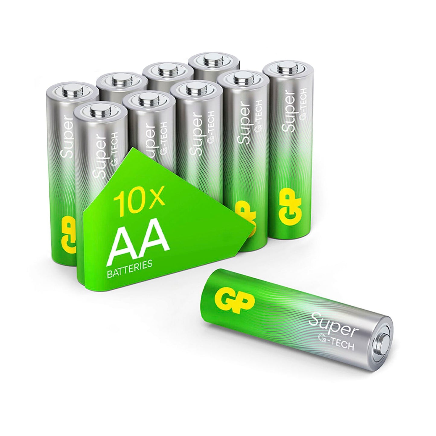 6+4 GP Super Alkaline 1,5V AA Mignon LR06    GPSUP15A980C10