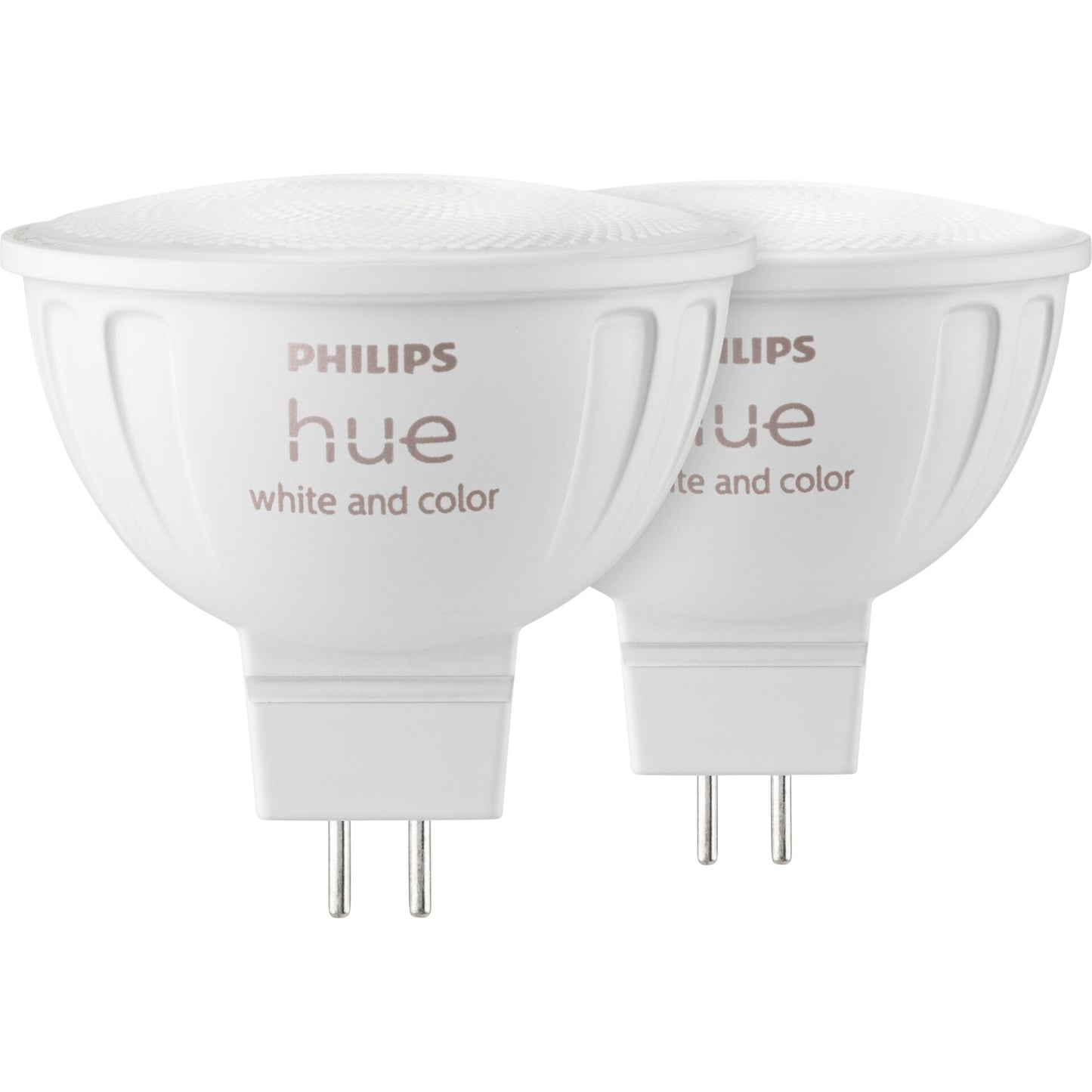 Philips Hue LED Lampe MR16 2pack Set 400lm White Color Amb.