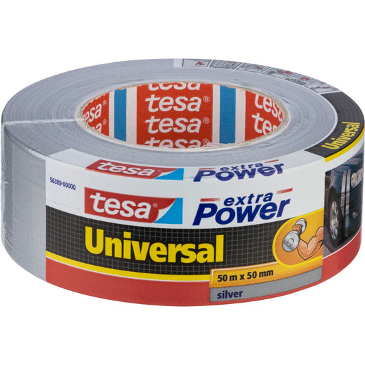 Tesa Duct Tape 50m x 50mm extra Power silver 56389