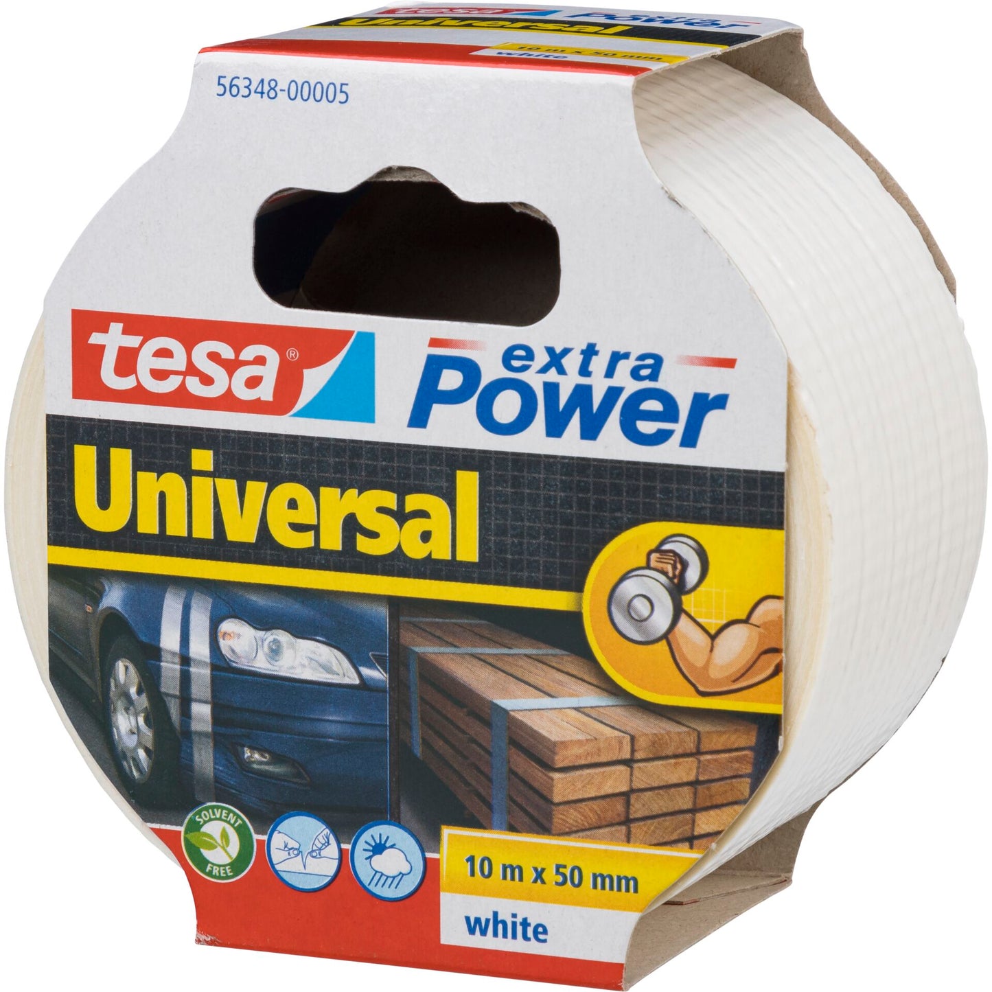Tesa Duct Tape Uni 10m x 50mm extra Power silver 56348