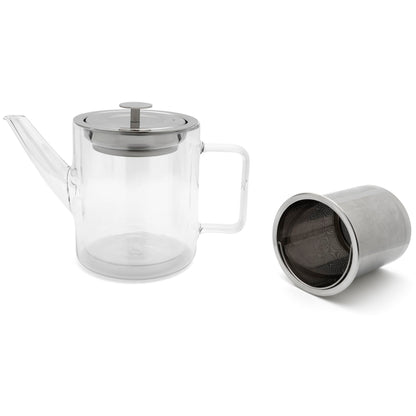 Bredemeijer Teapot San Remo 1,0l double-walled glass 165024
