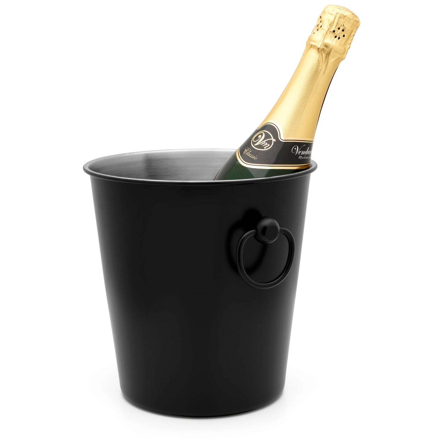 Leopold Vienna Champagne Cooler single walled black LV213008
