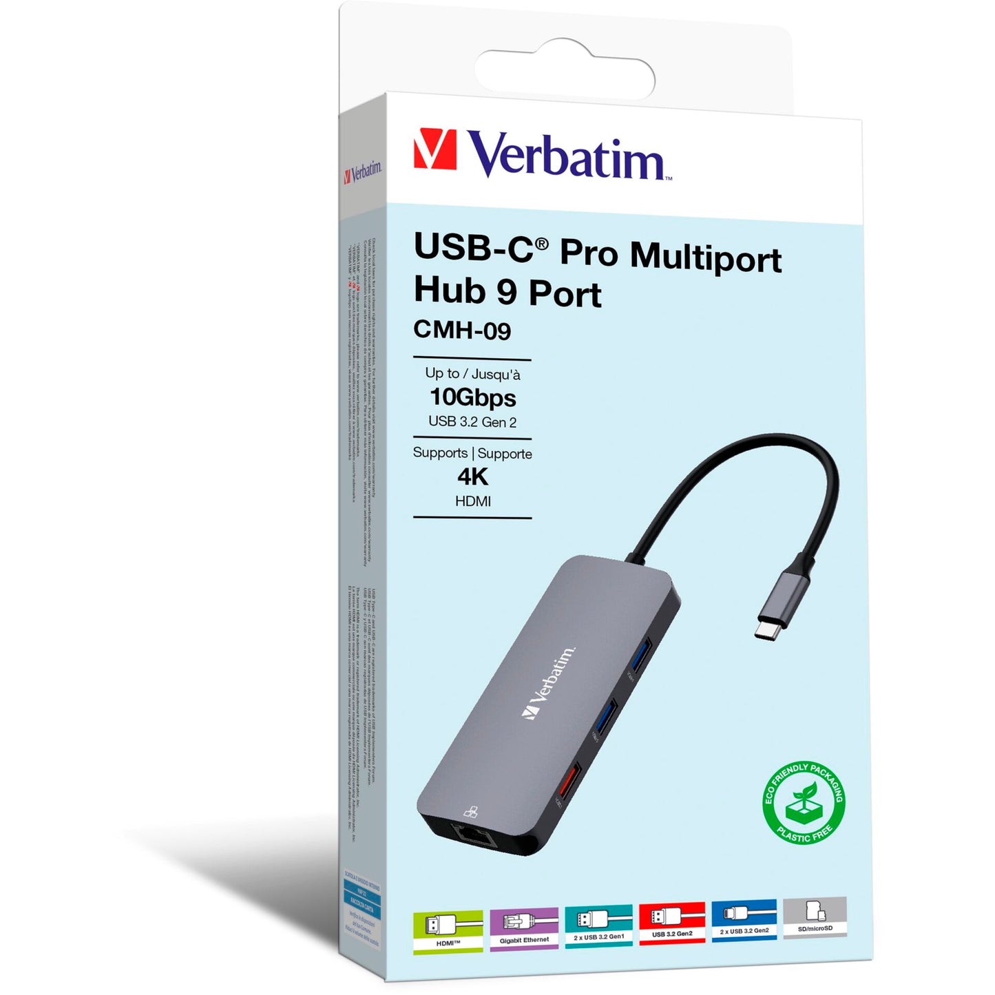 Verbatim USB-C Pro Multiport Hub 9 Port CMH-9               32152