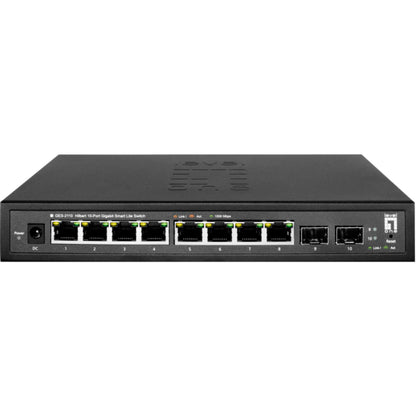 Level One GES-2110 black Hilbert 10Port Gb Smart Lite