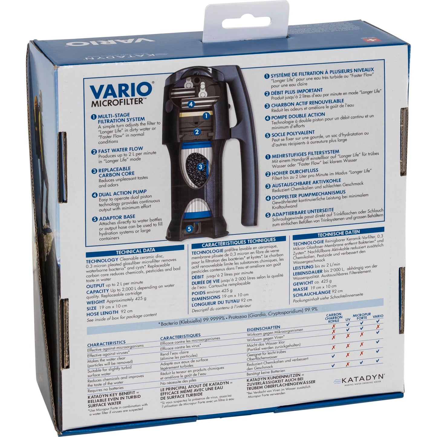 Katadyn Vario Filter Water Filter