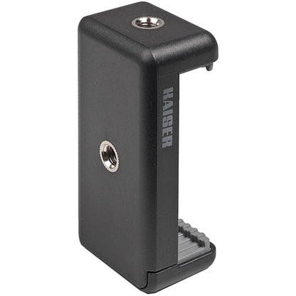Kaiser Smartphone Mount black with 2 tripod sockets 6015