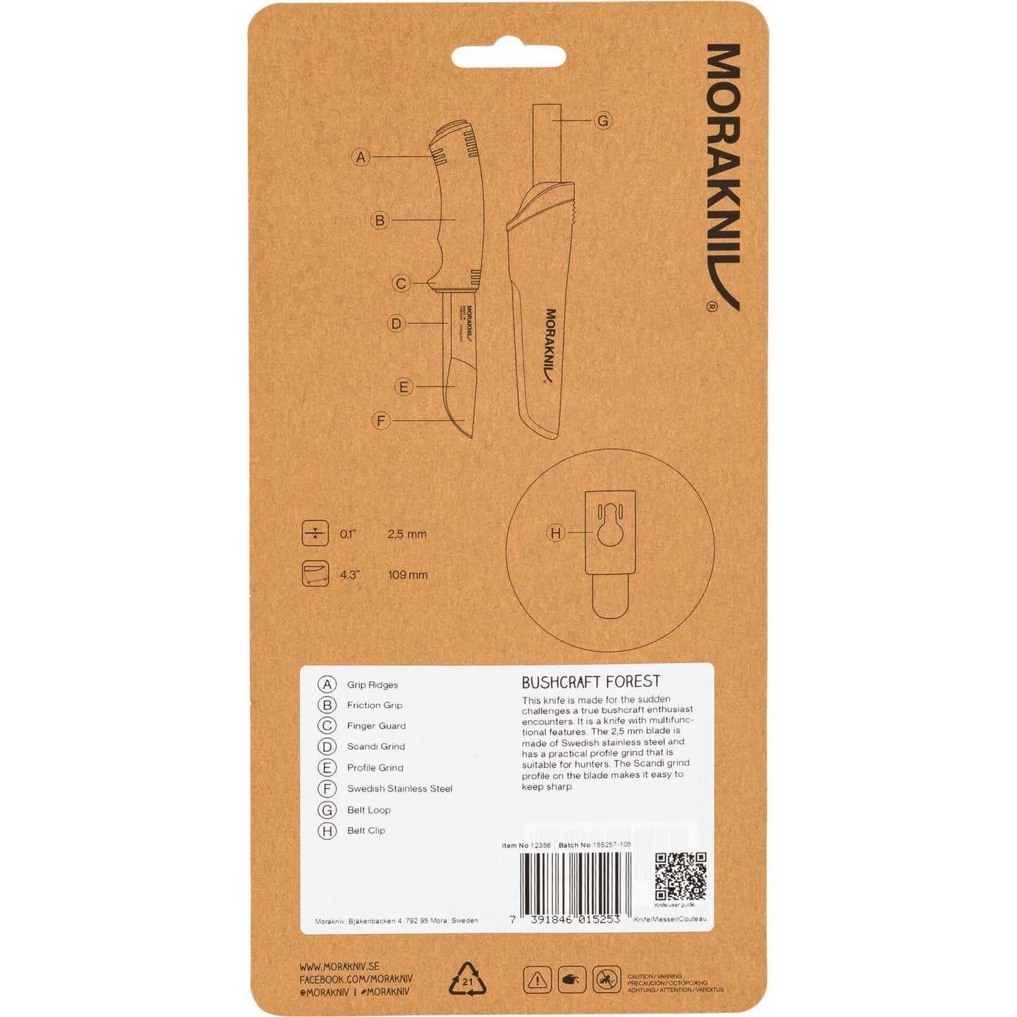 Morakniv Bushcraft Forest