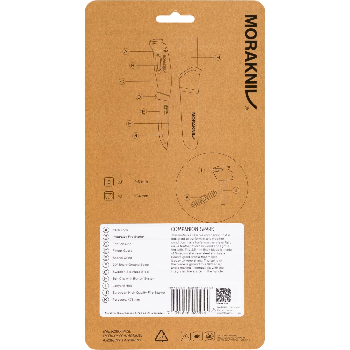 Morakniv Companion Spark green