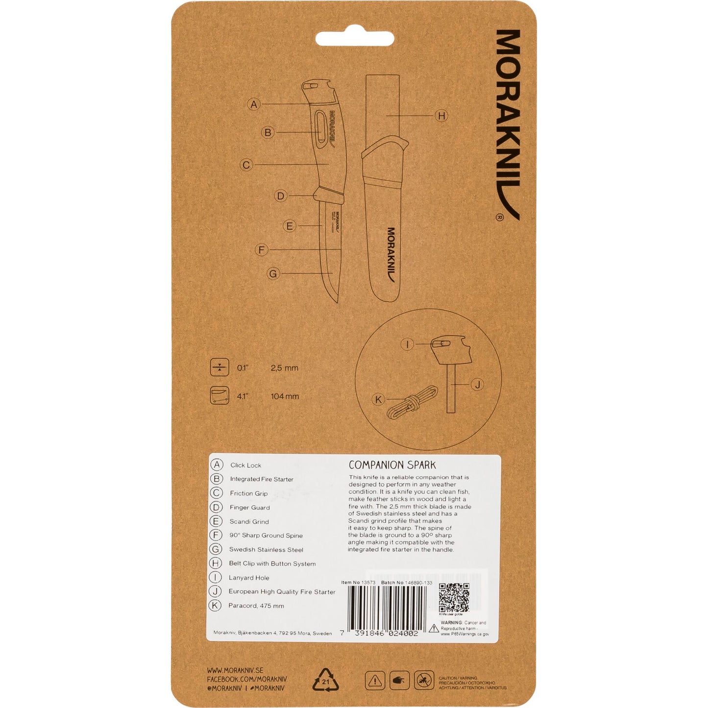 Morakniv Companion Spark yellow