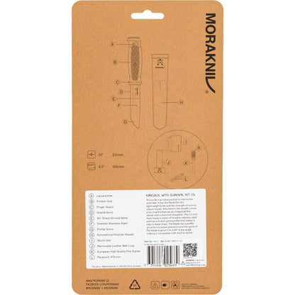 Morakniv Kansbol incl. Survival-Kit orange
