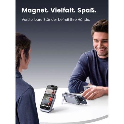 UGREEN 10000mAh Mini Powerbank Wireless 20W with MagSafe grey