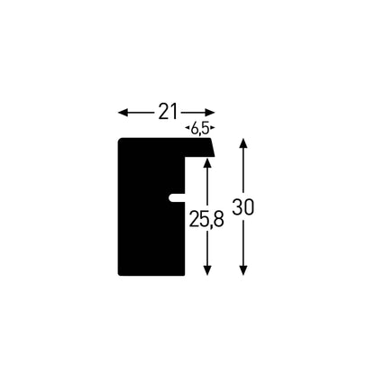 Nielsen Apollon black 21x29,7 Wood DIN A4 8988046