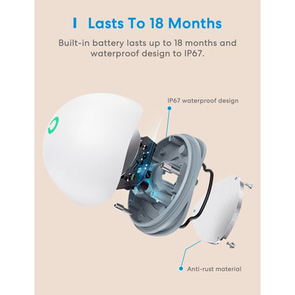 Meross Smart Water Leak Sensor Starter Kit Incl. Hub