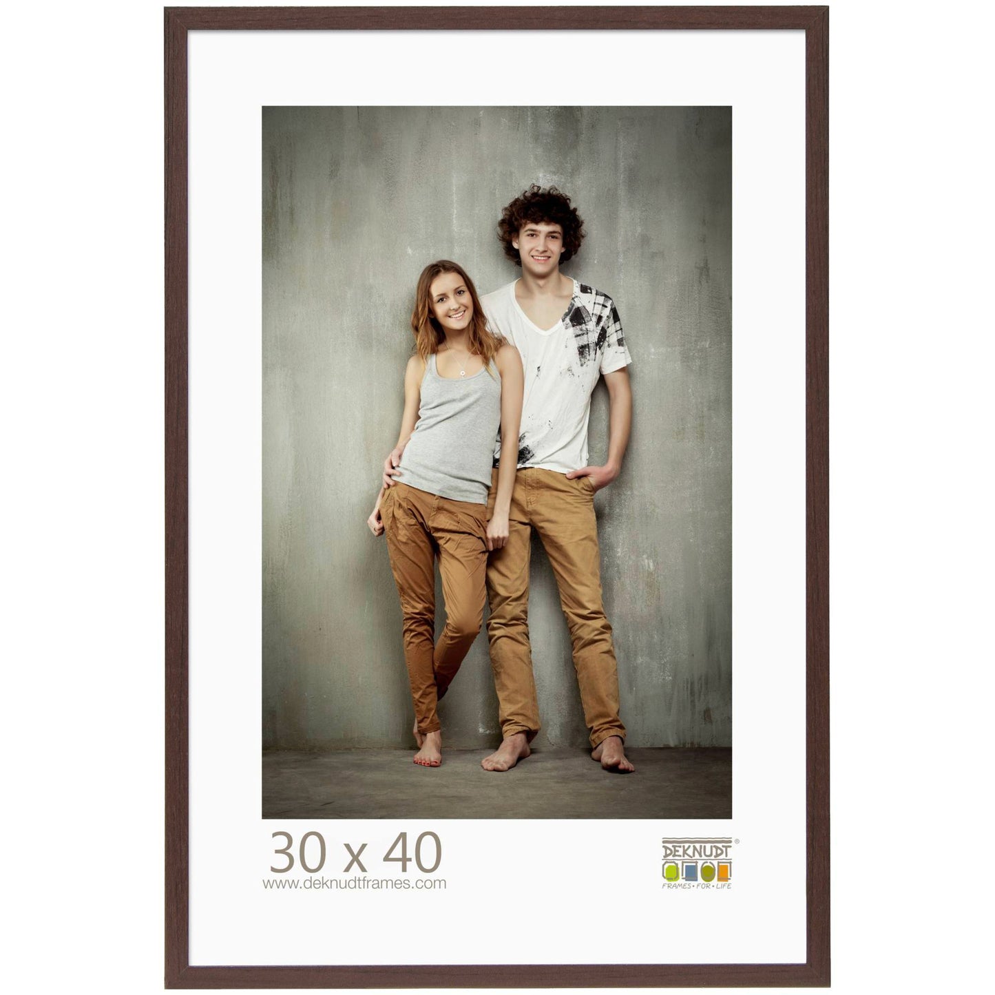 Deknudt S44CH4             30x40 Wood dark brown