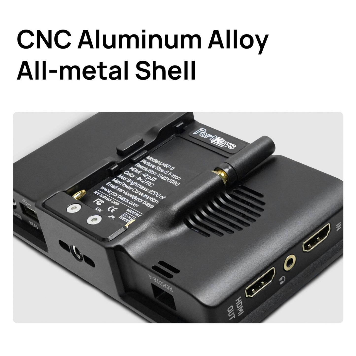 Portkeys LH5P II 5.5 Inch 4K HDMI Touchscreen Monitor