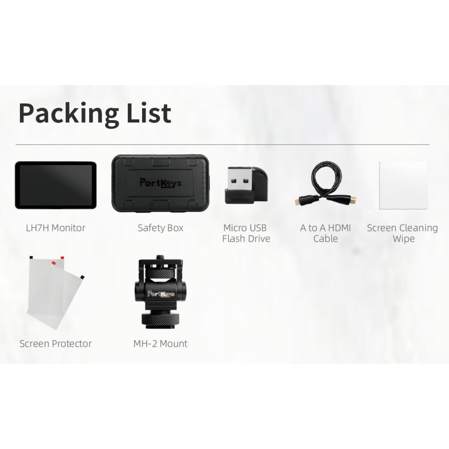 Portkeys LH7H 7 Inch Touchscreen Monitor with 1000 Nits