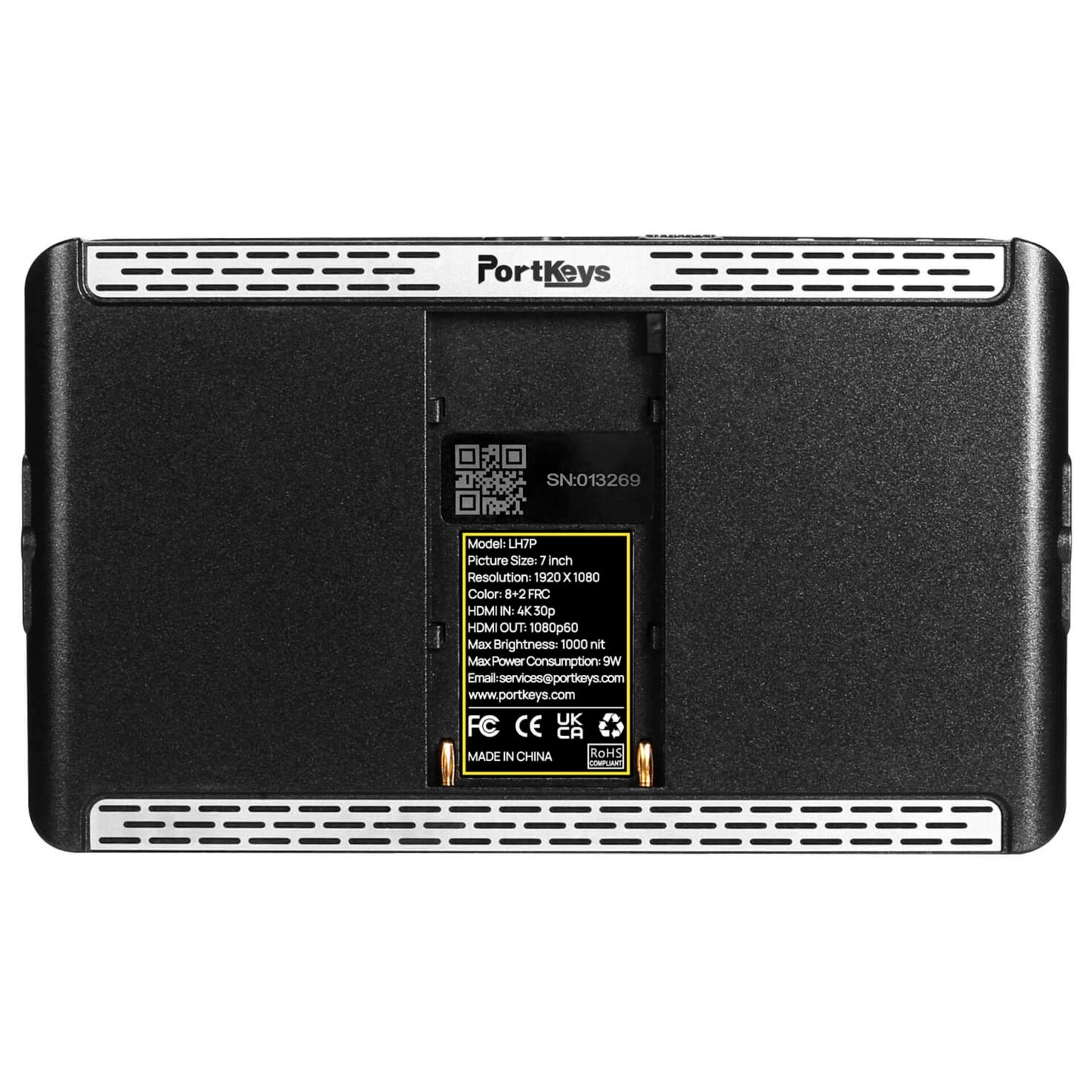 Portkeys LH7P 7 Inch black Touchscreen Monitor