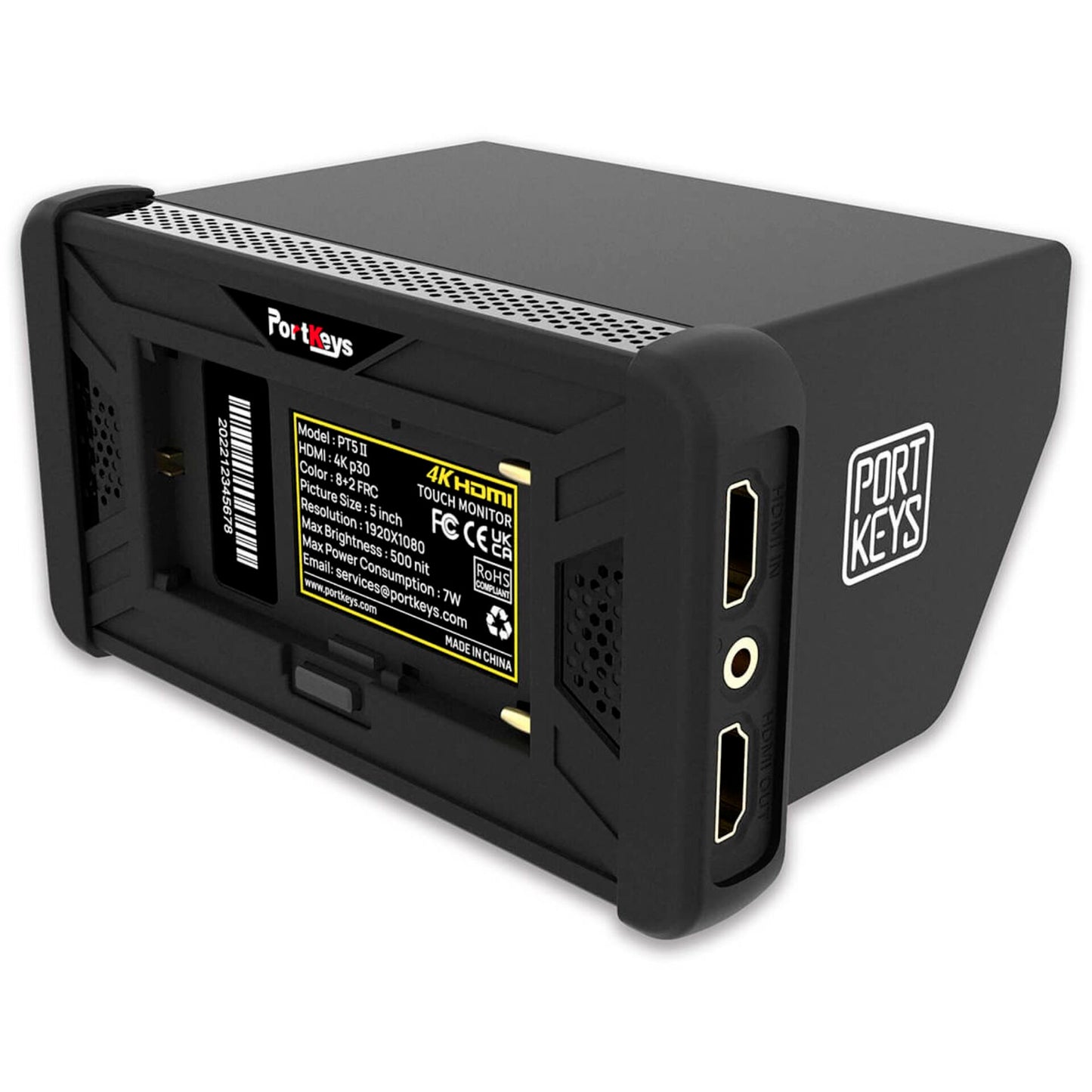 Portkeys PT5 II 5 Inch 4K HDMI Touchscreen Monitor