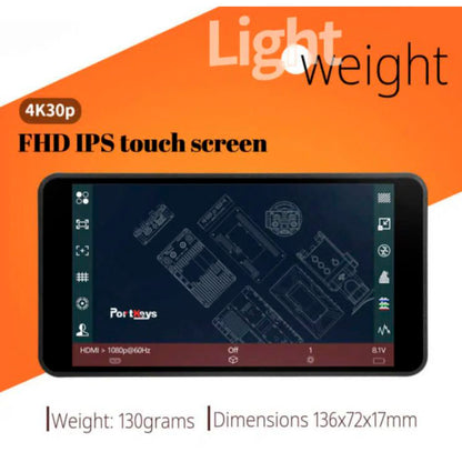 Portkeys PT5 II 5 Inch 4K HDMI Touchscreen Monitor