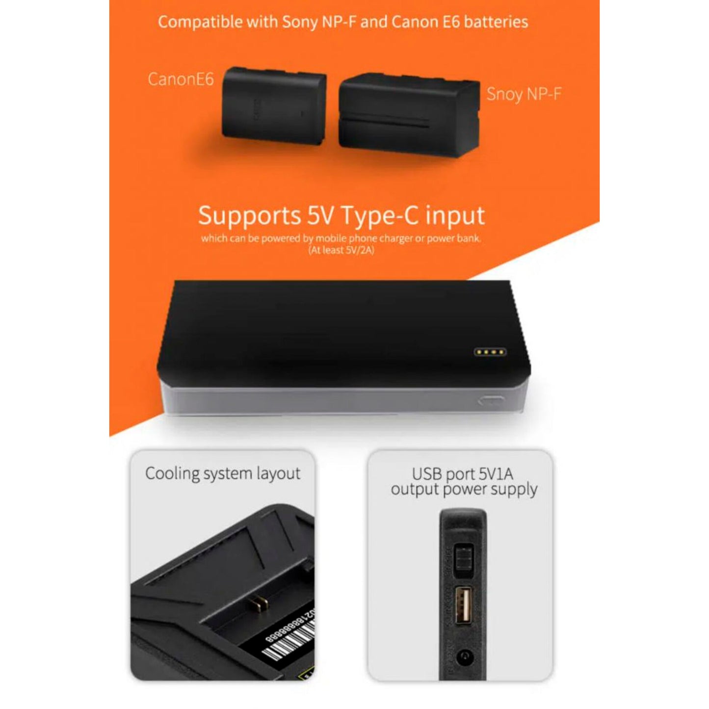 Portkeys PT5 II 5 Inch 4K HDMI Touchscreen Monitor