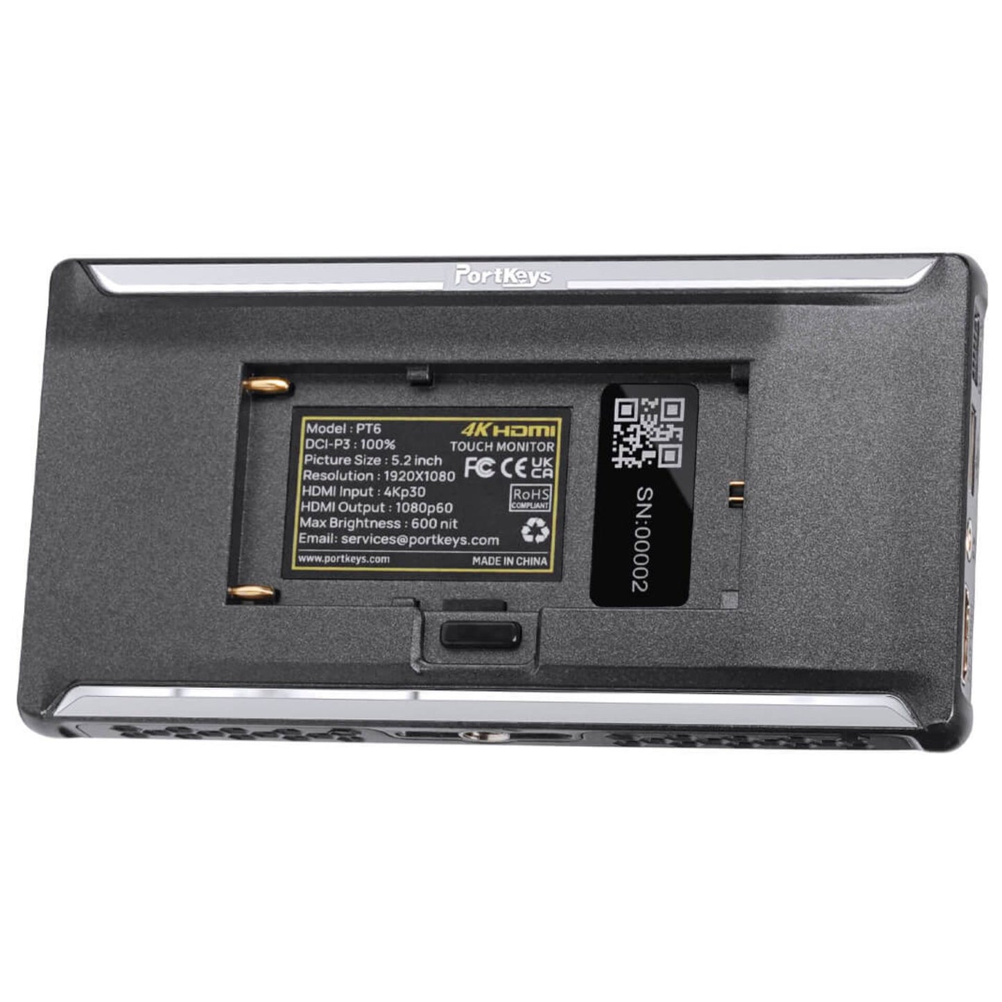 Portkeys PT6 5.2 Inch 4K HDMI Touchscreen Monitor