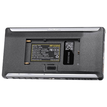 Portkeys PT6 5.2 Inch 4K HDMI Touchscreen Monitor