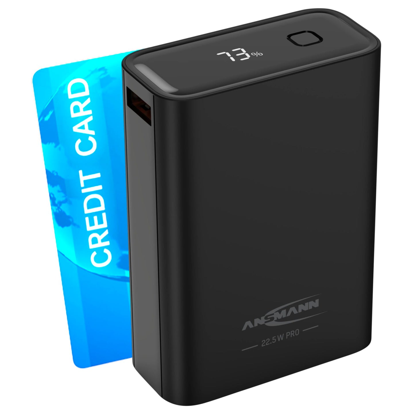 Ansmann Powerbank PRO 20.000 mAh USB-A+C Port 22,5W bl. 1700-0155