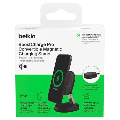 Belkin BOOST Charge Pro Qi2 15W magnetic Charger bla. WIA008vfBK