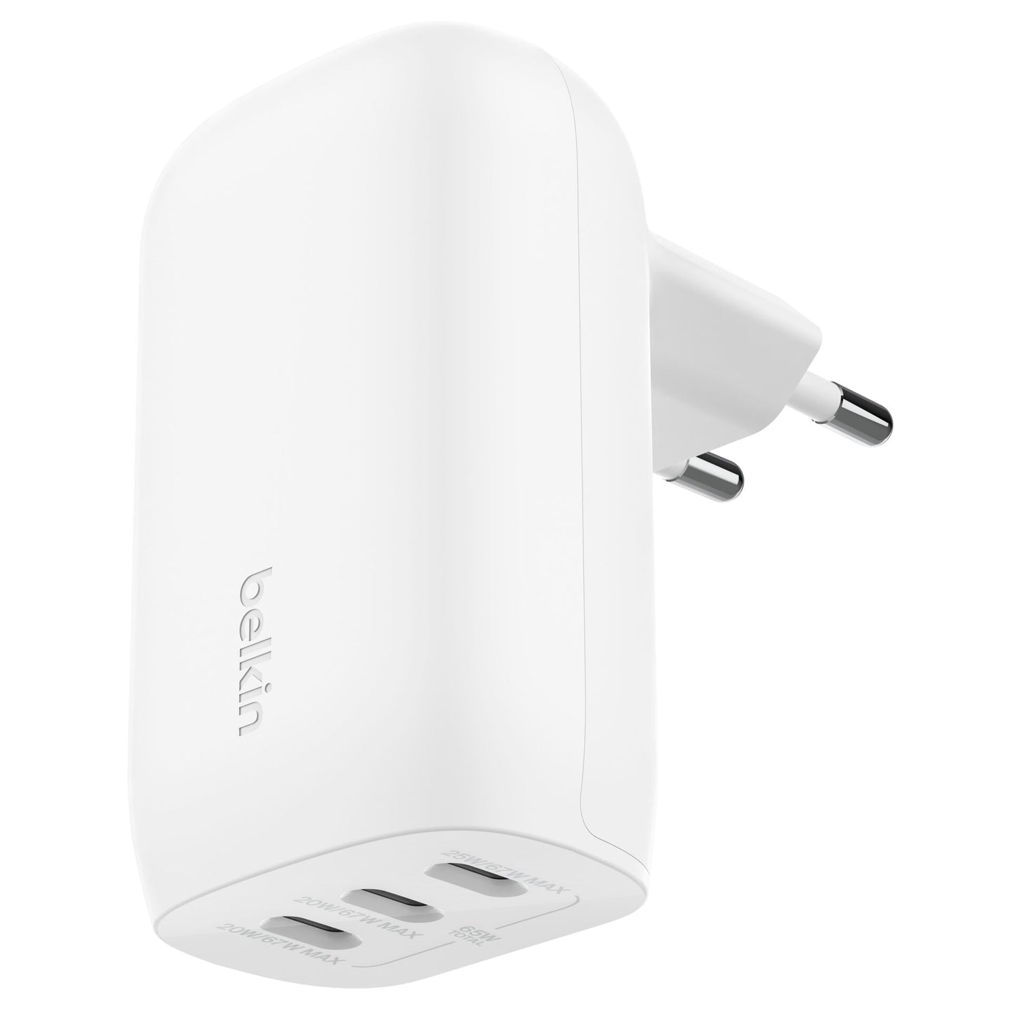 Belkin BOOST Charge USB-C 67W 3 x USB-C, PPS, white WCC002vfWH