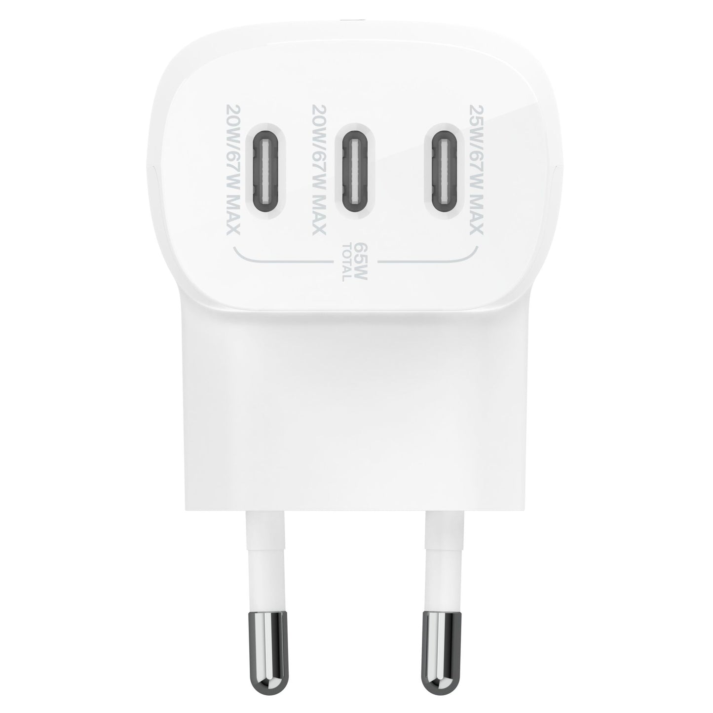 Belkin BOOST Charge USB-C 67W 3 x USB-C, PPS, white WCC002vfWH
